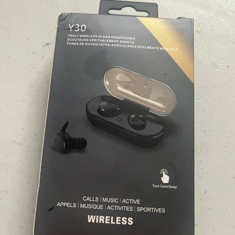 Y30 Wireless Earbuds - Black